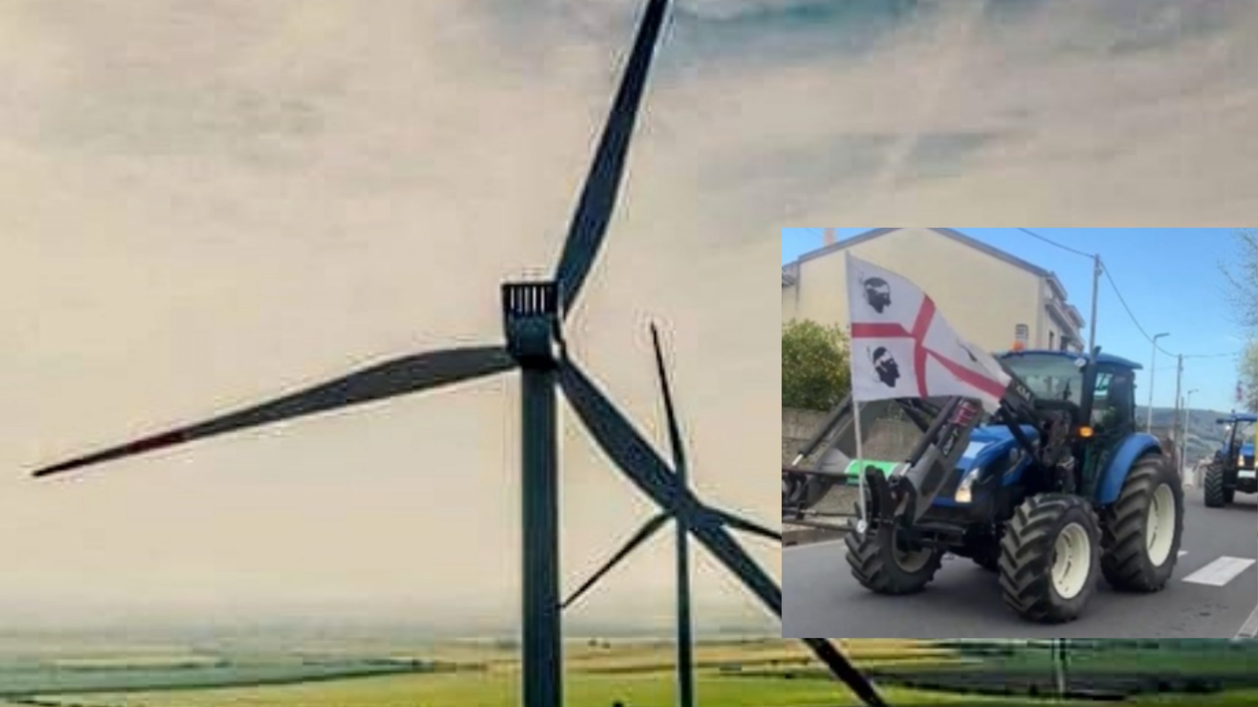 La Marmilla scende in piazza contro le pale eoliche: no al mega parco