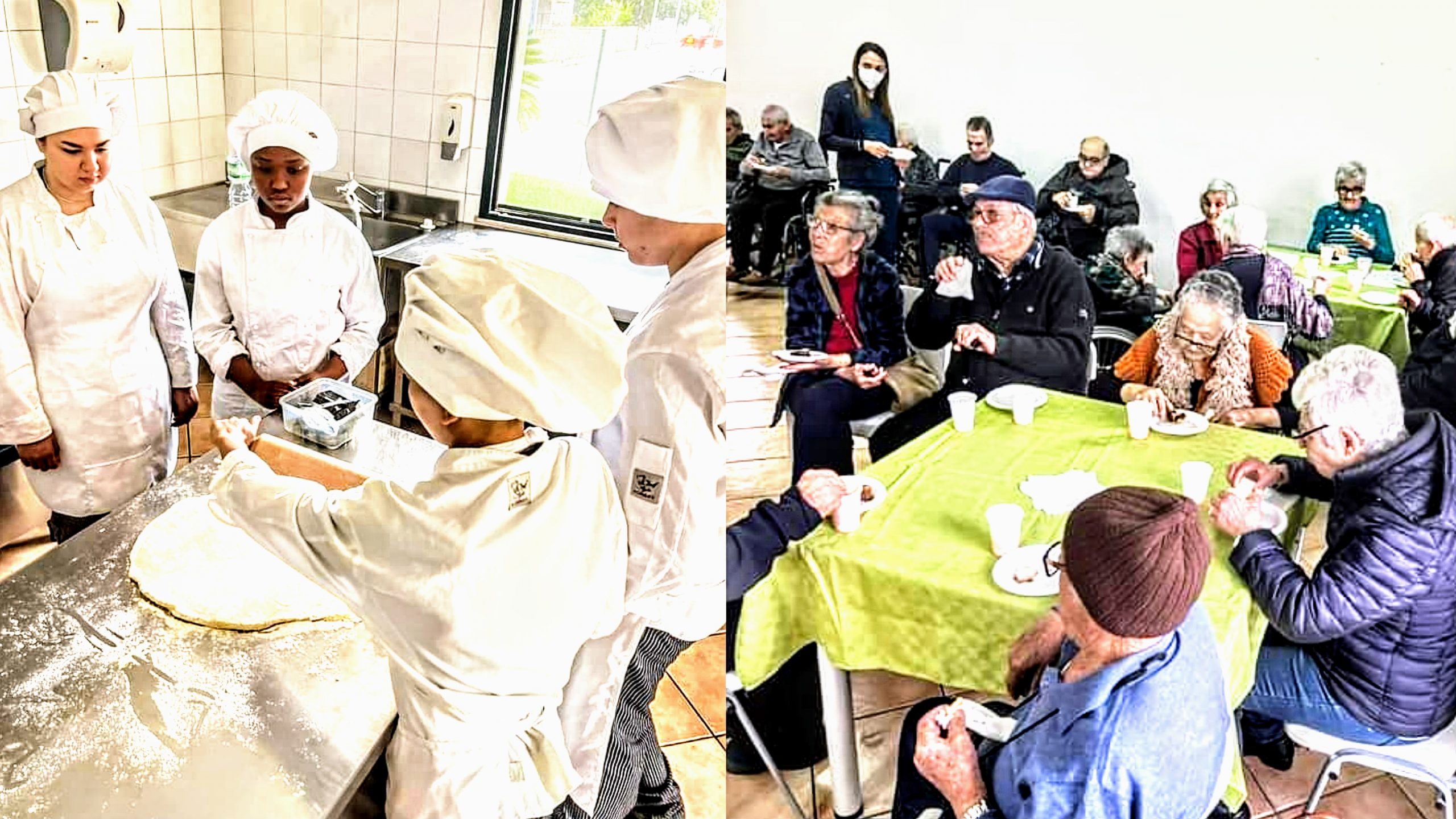 Pula, gli studenti dell’alberghiero cucinano per i nonni della Comunità Alloggio Fra Nazareno
