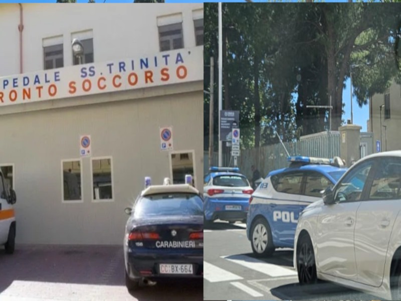 Cagliari, botte e caos al Santissima Trinità: maxi rissa tra sei rom nel pronto soccorso dell’ospedale