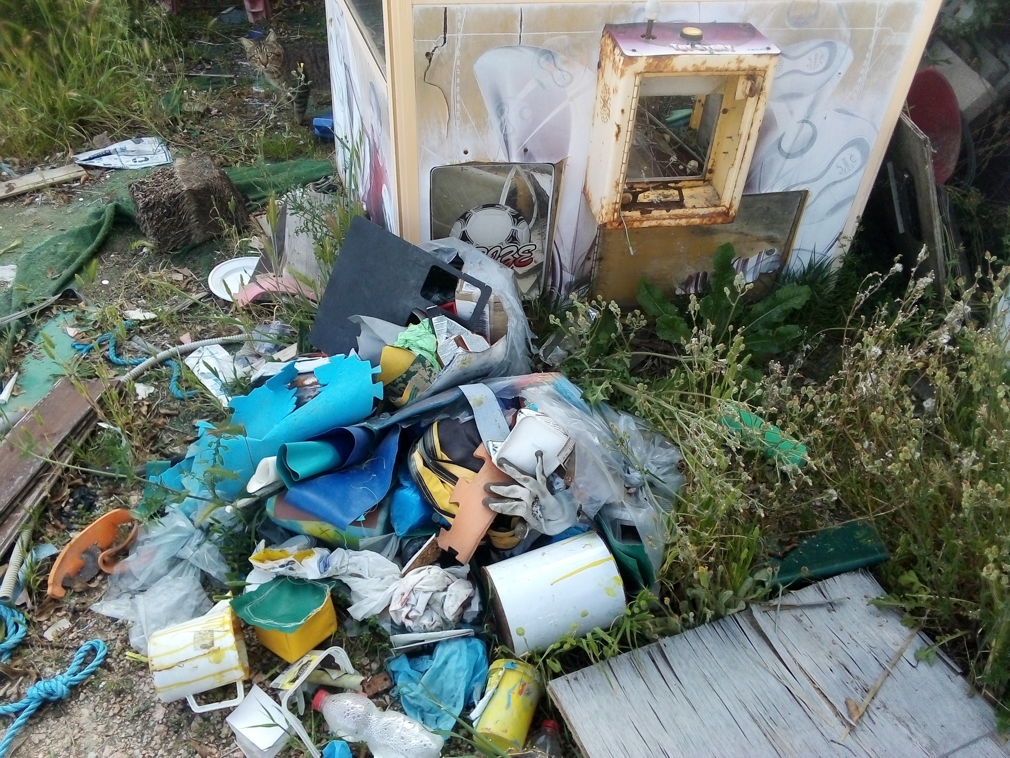 Parco Lions di via dei Donoratico trasformato in discarica: “Truzzu, ecco la tua capitale del verde”