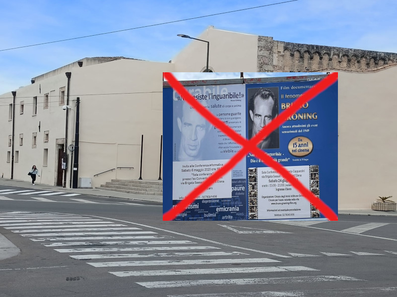 Quartu, retromarcia sulla doppia serata dedicata a Bruno Gröning: “Non si farà”