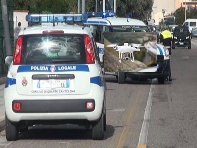 Quartu, 4 agenti piloteranno i droni per scovare abusi edilizi e caddozzi: “Hanno seguito un lungo corso”