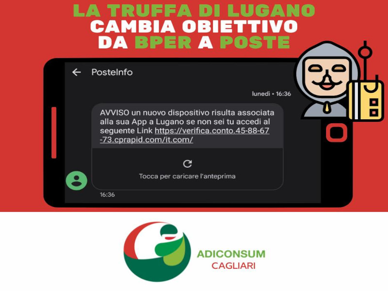 Falsi sms ai clienti delle Poste a Cagliari: “Decine di casi, non cascateci”