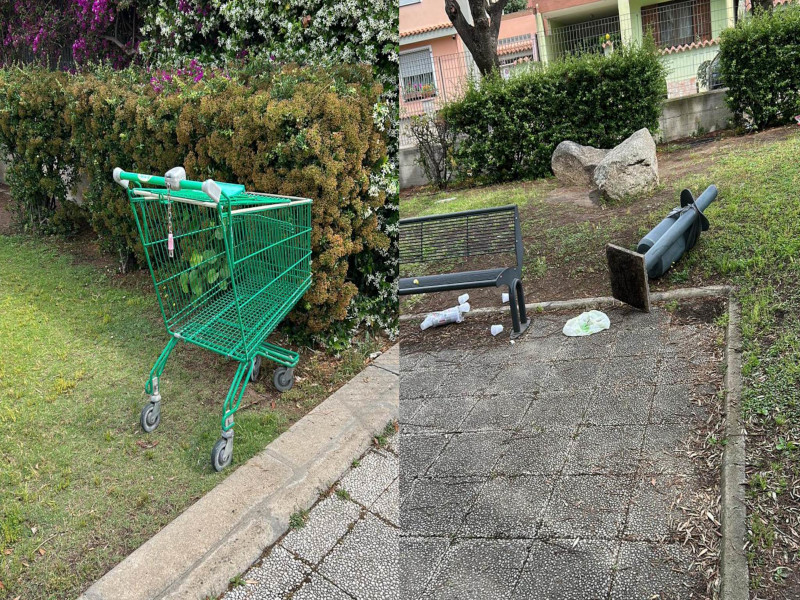 Quartucciu, baby vandali scatenati: “Hanno spaccato bottiglie di alcolici e vandalizzato il parco di via Guspini”