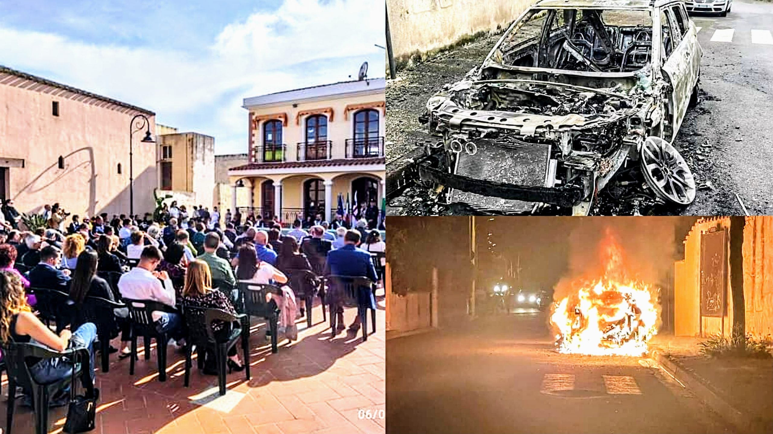 Serdiana: solidarietà e vicinanza al sindaco Cuccu, vittima di un attentato incendiario
