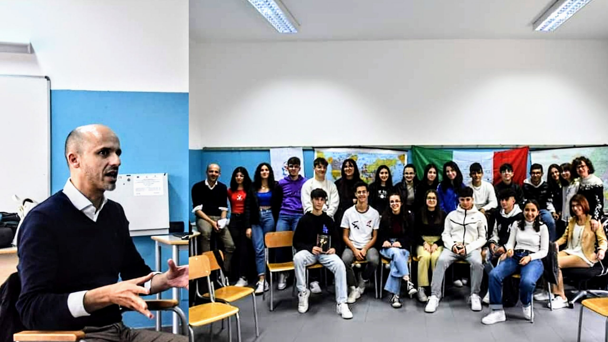 Villacidro, al liceo classico e linguistico “E. Piga” lezione speciale con Cristian Mannu