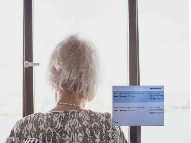 Anziana quasi sorda, prima visita urgente in Sardegna? “Ad agosto, avrà già perso l’udito”