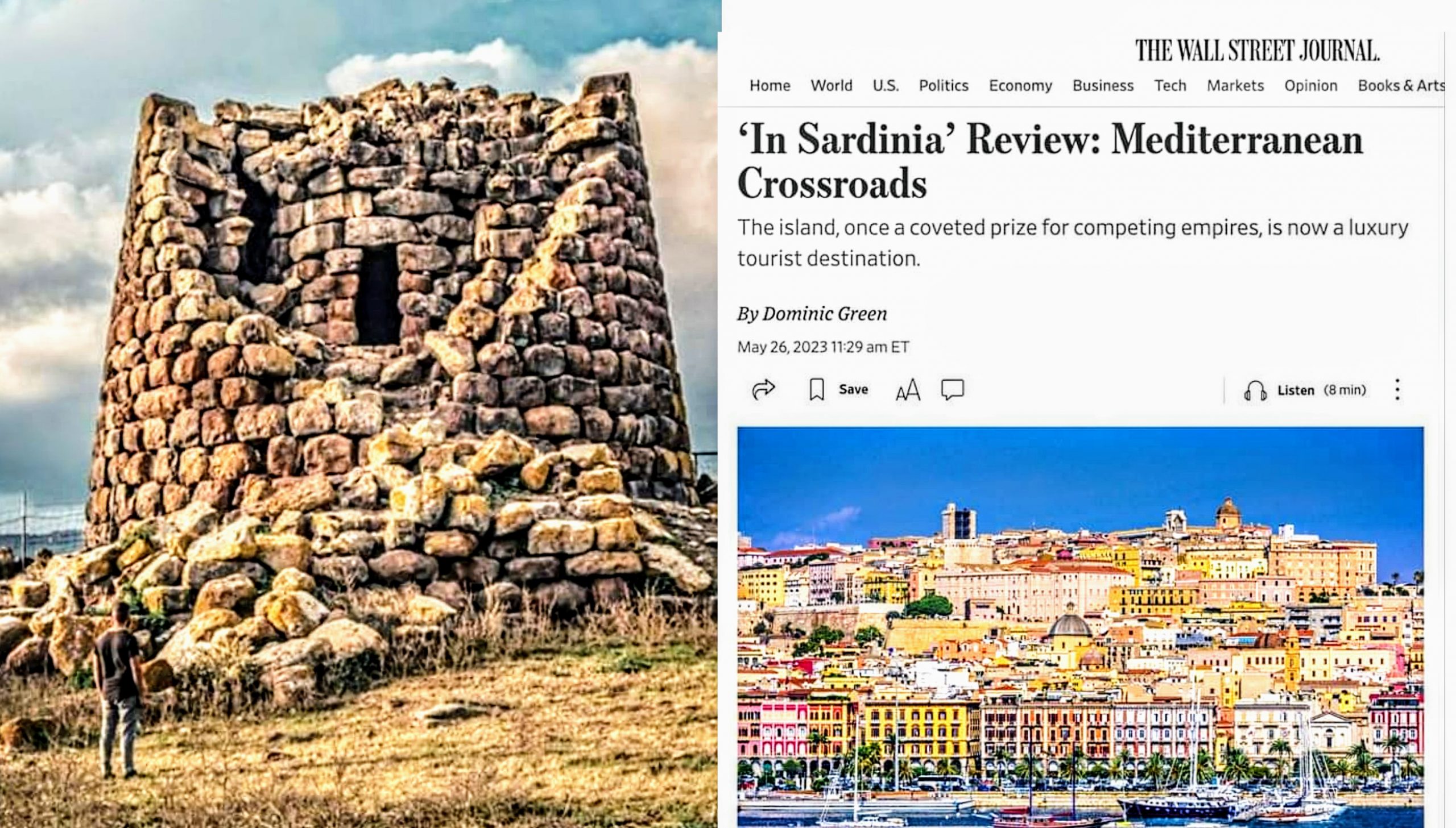 I nuraghi della Sardegna sul The Wall Street Journal