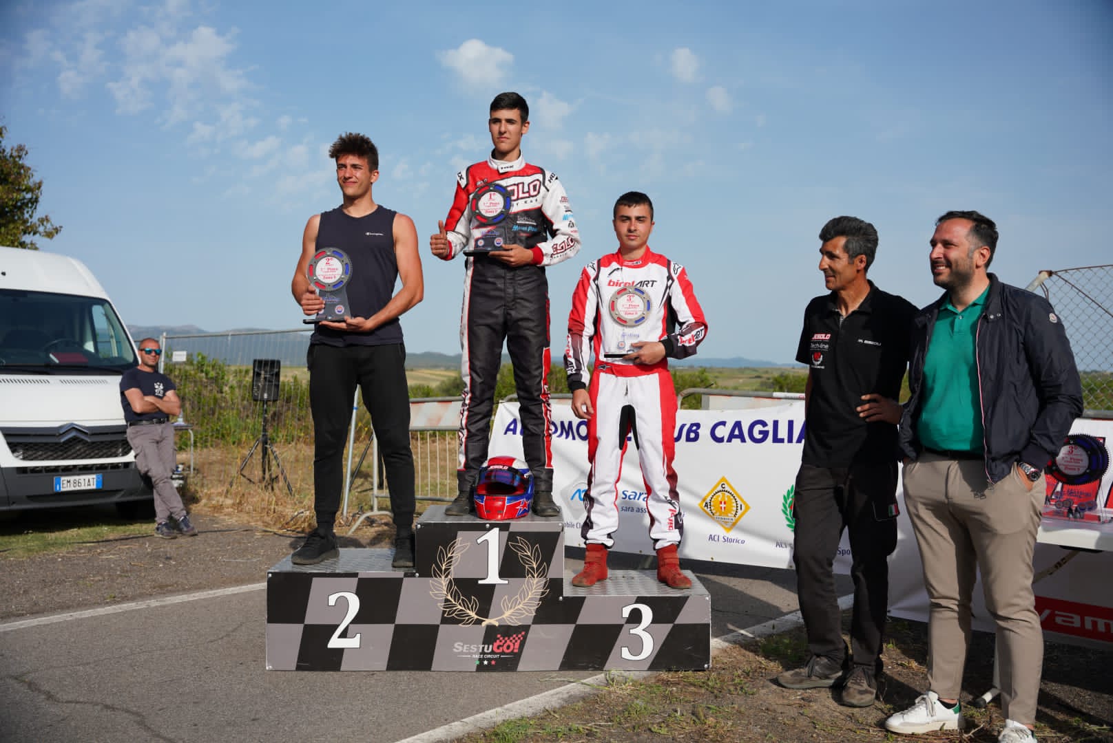 Karting, il cagliaritano Giorgio Basoli vince la classe regina del 2º round della Coppa Italia