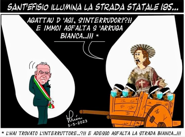 Capoterra, Sant’Efisio fa il “miracolo”: torna l’illuminazione a Su Loi