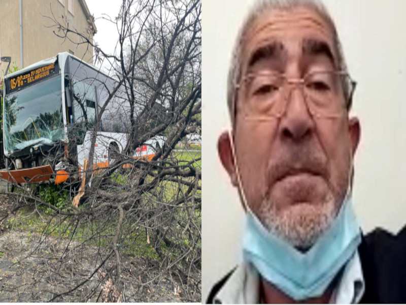 Il malore, poi lo schianto col bus a Quartu: “Prima di svenire ho rallentato ed evitato una strage”
