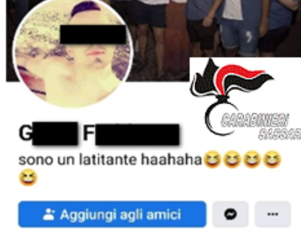 Aveva seviziato un compagno di cella a Quartucciu e si faceva chiamare “Totò Riina” su Facebook: arrestato un giovane latitante
