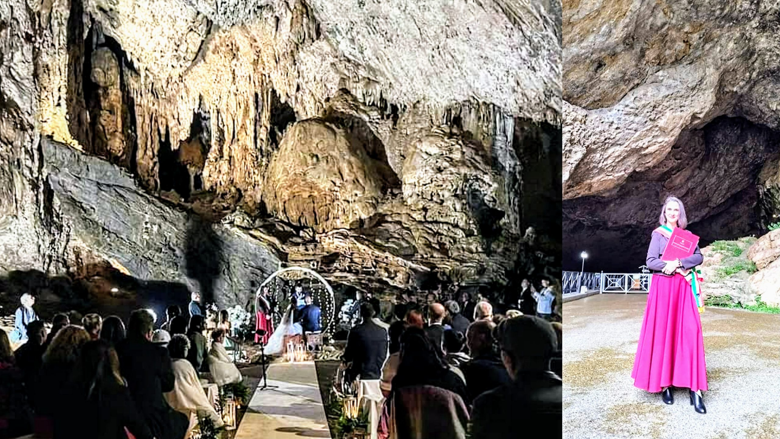 Domusnovas, primo matrimonio civile all’interno delle grotte di San Giovanni