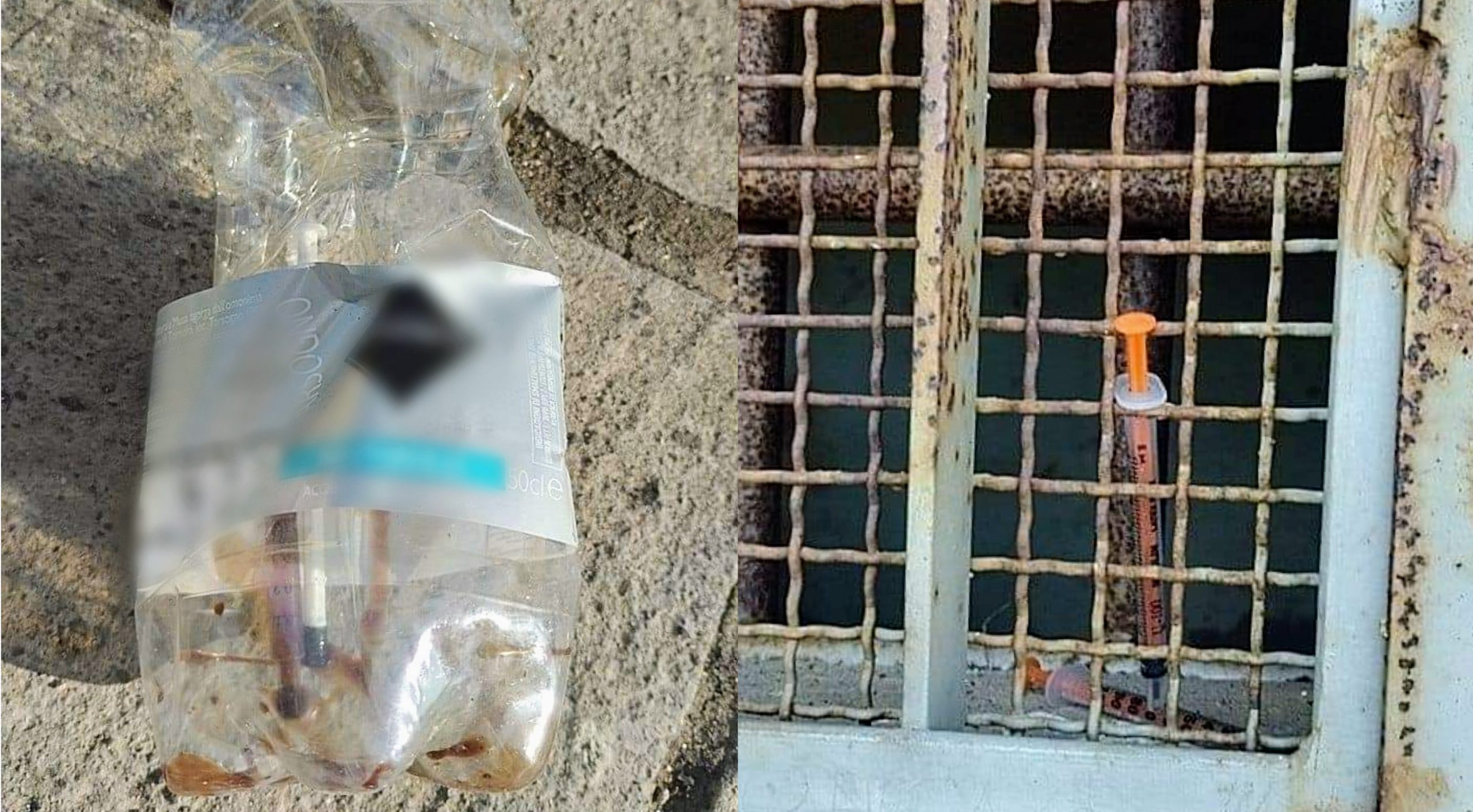 Allarme a Capoterra, aghi e siringhe sporche accanto alla scuola