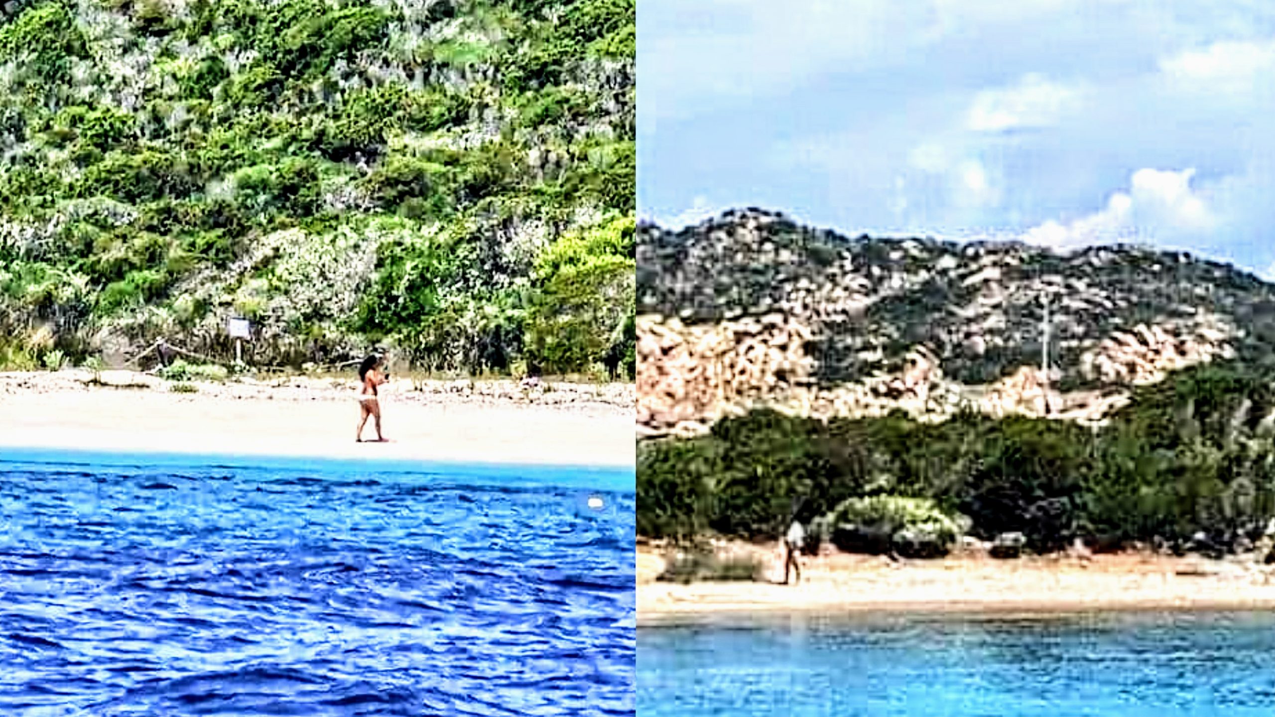 Passeggiata nell’oasi protetta di Budelli: cafoni dell’estate già in azione