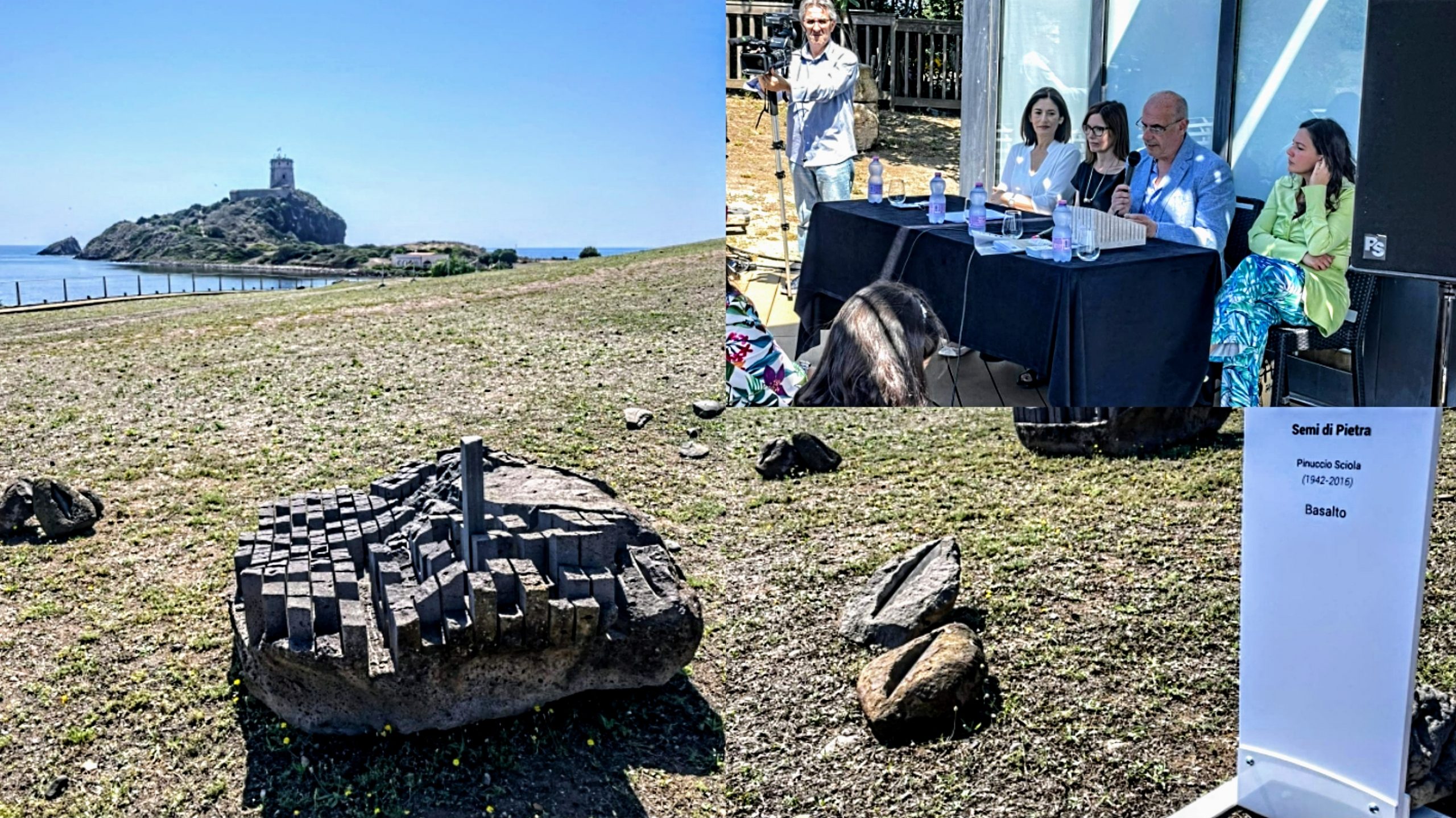 Mostra a Pula, le sculture di Sciola tra le rovine dell’antica Nora