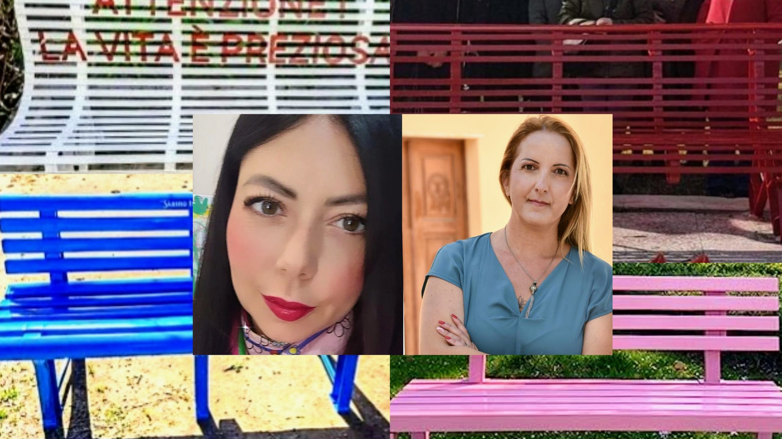 Capoterra, 10 panchine colorate per altrettante tematiche