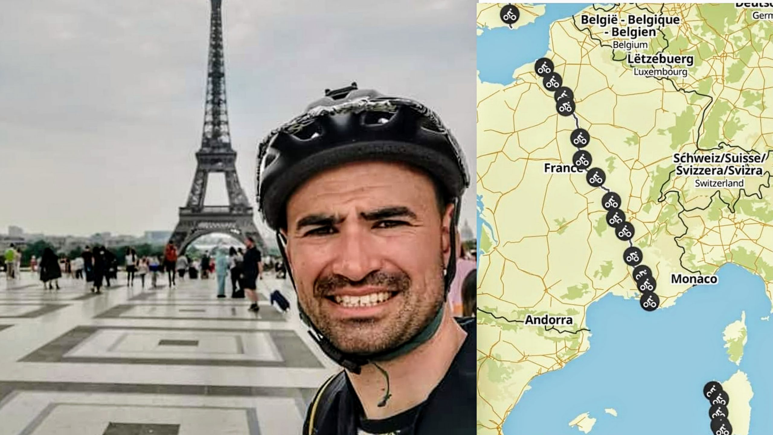 Il costo dell’aereo è troppo alto? Emigrato sardo aggira l’ostacolo e marcia in bici