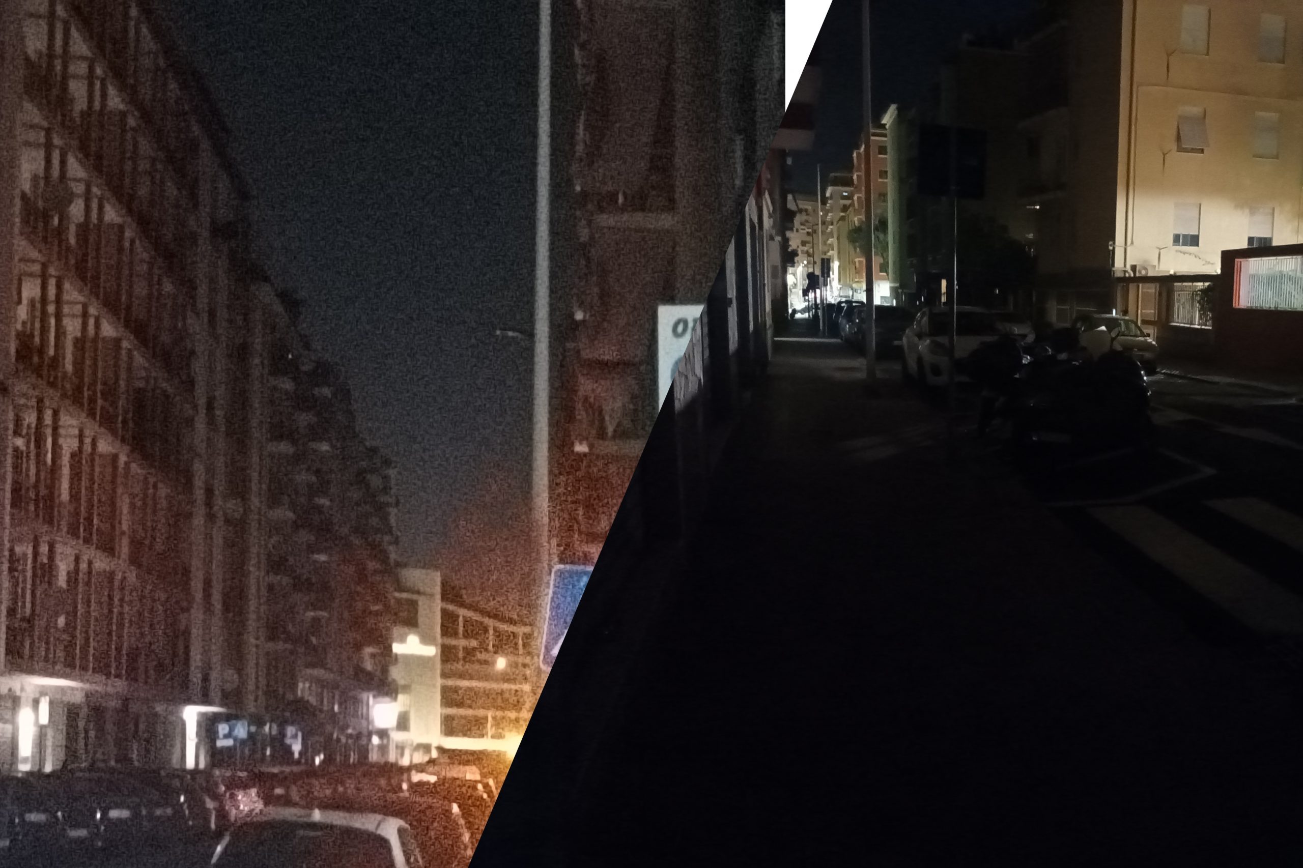 Cagliari, lampioni spenti da 3 notti a San Benedetto: buio pesto e pericoli per i pedoni