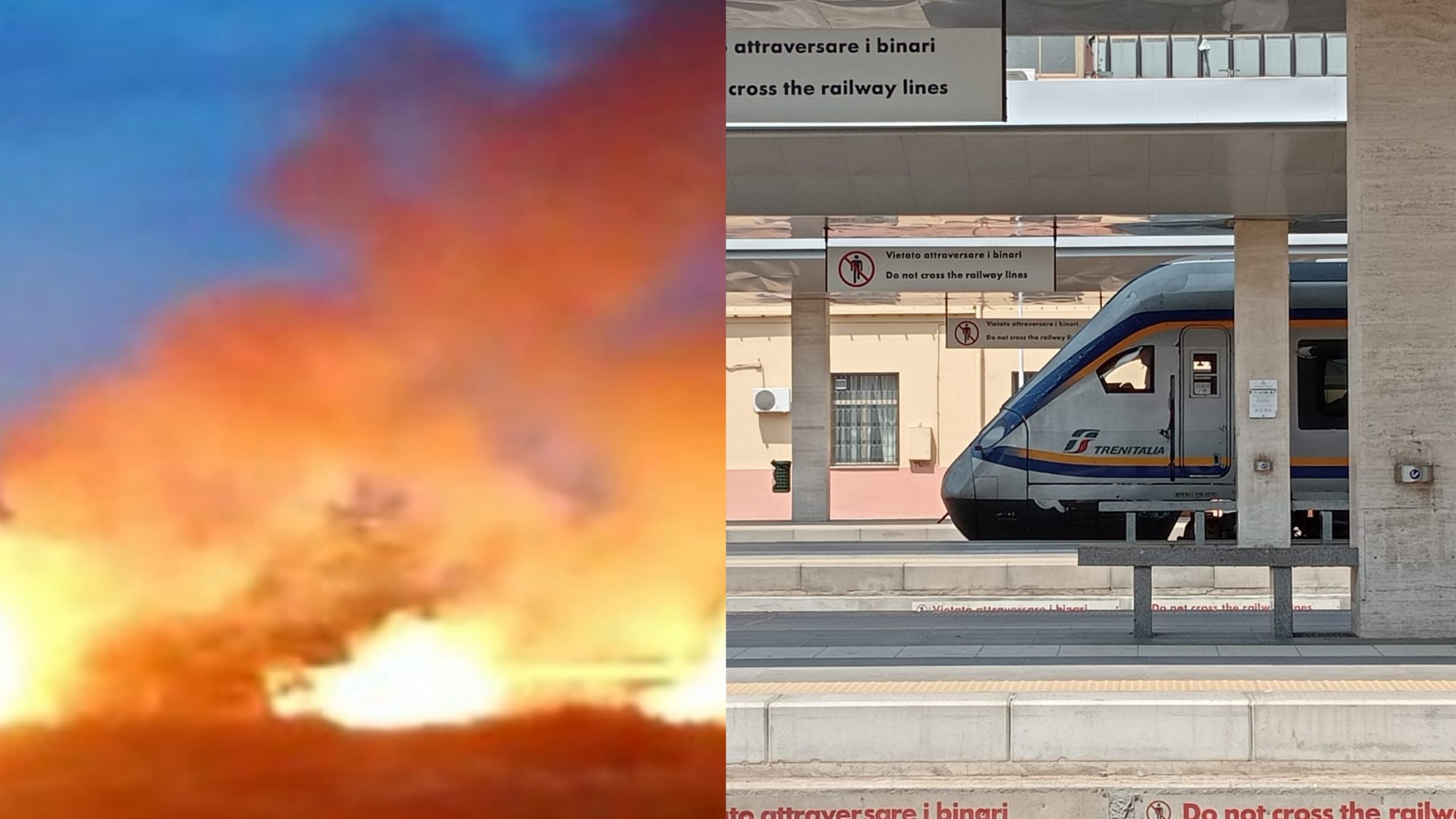 Serramanna, grosso incendio nei pressi della Casar: in azione le squadre dei vigili del fuoco per cercare di domare le fiamme