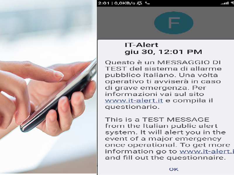 It-Alert, test superato nell’Isola: l’allarme squillato sugli smartphone di quasi tutti i sardi