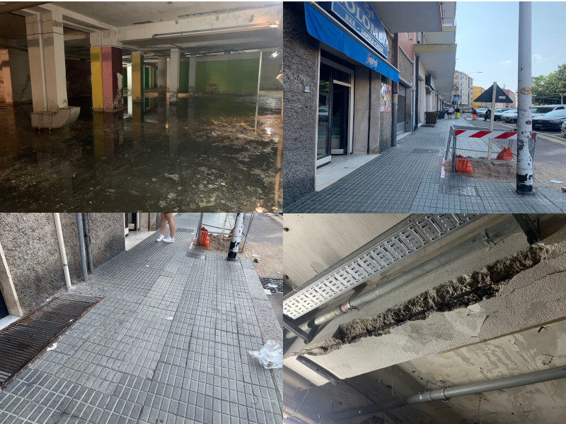 Cagliari, allarme scantinati e locali allagati: 70 famiglie e 200 persone in difficoltà a Is Mirrionis