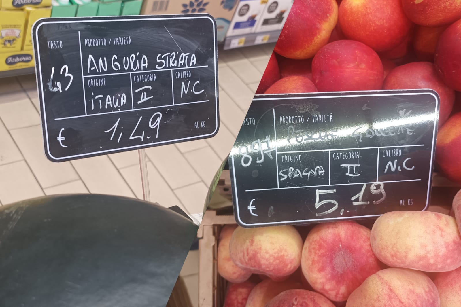 Cagliari, mangiare sano è roba per ricchi: ciliegie a 8 euro, 5,20 per un chilo di pesche