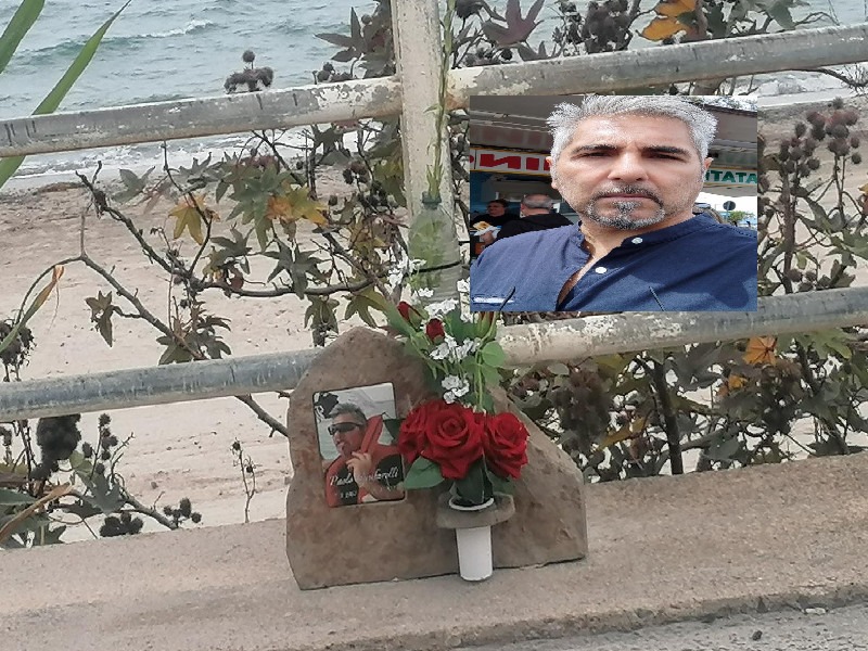 Quartu, il toccante ricordo dei colleghi di Paolo Giufarelli: “Foto e scultura nella strada del maledetto incidente”