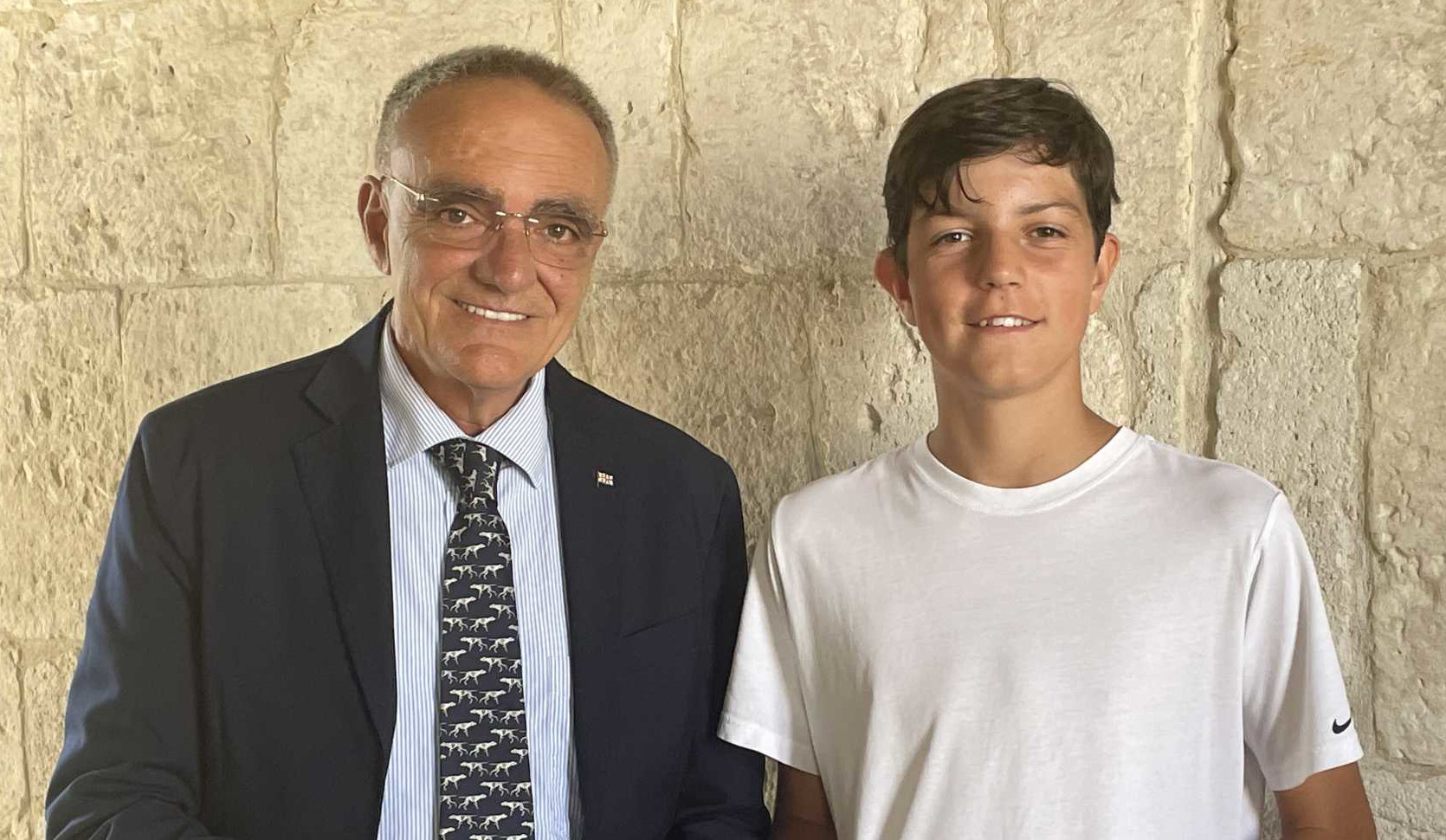 Quartu, il baby asso del tennis Christian Pilia premiato da Milia: “È già sulla strada giusta”