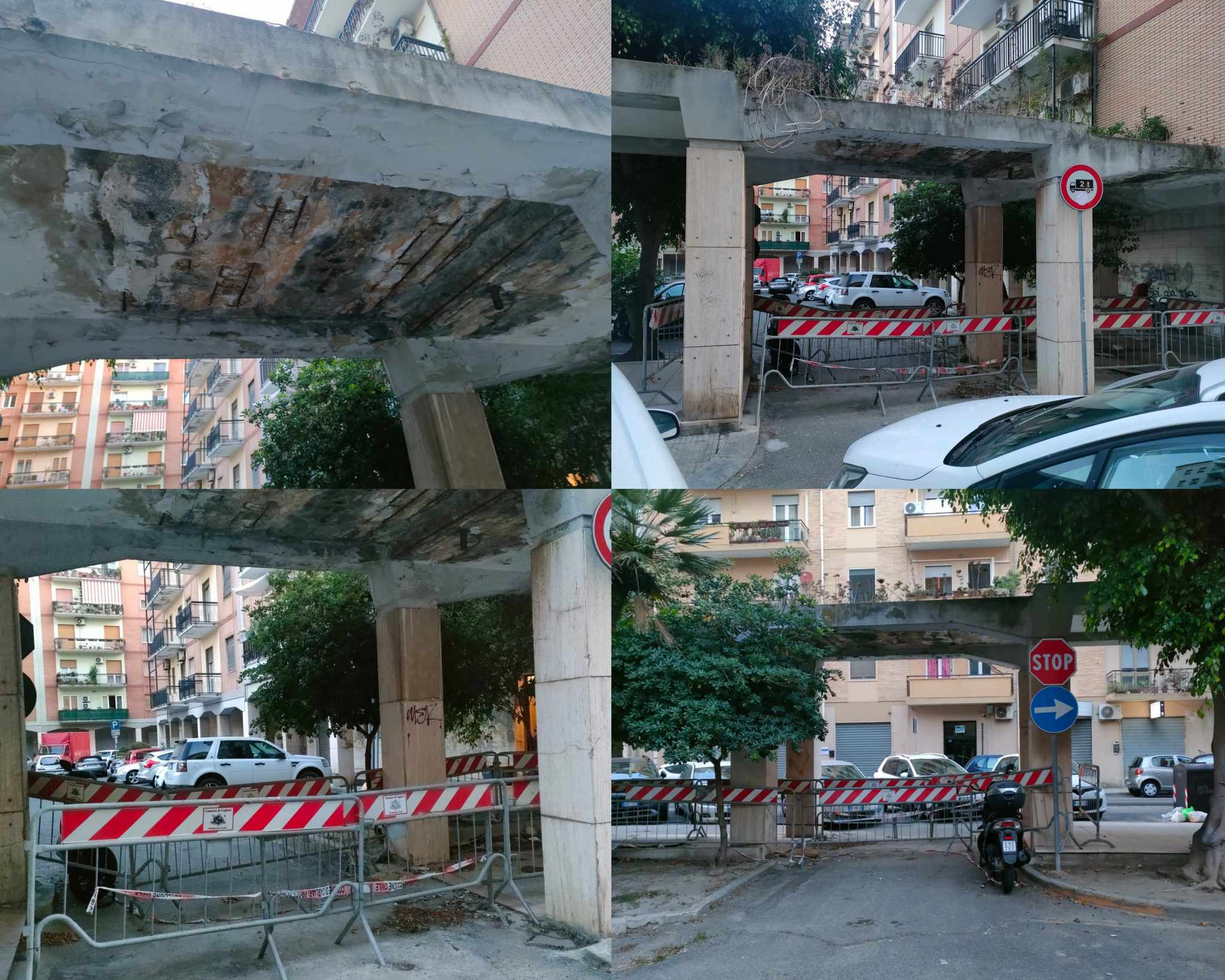 Cagliari, transenne record in via Pontano: “Da 10 anni costretti a giri folli per parcheggiare”