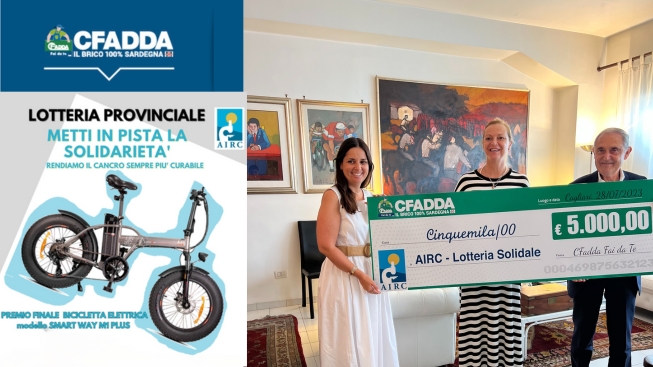 CFadda Fai da te e AIRC: in pista per la solidarietà