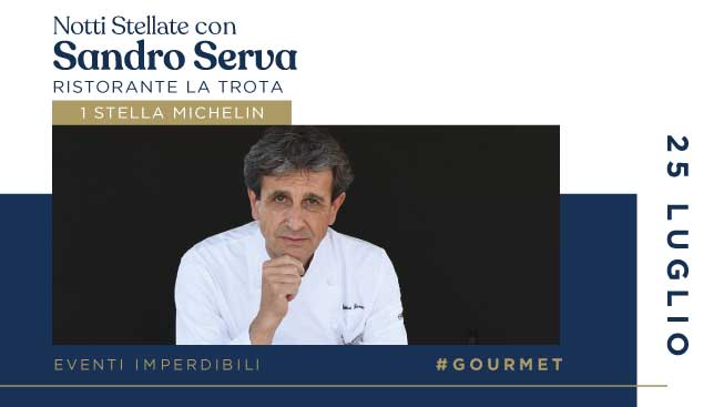La grande cucina stellata dello Chef Sandro Serva all’Osteria del Forte di Palazzo Doglio