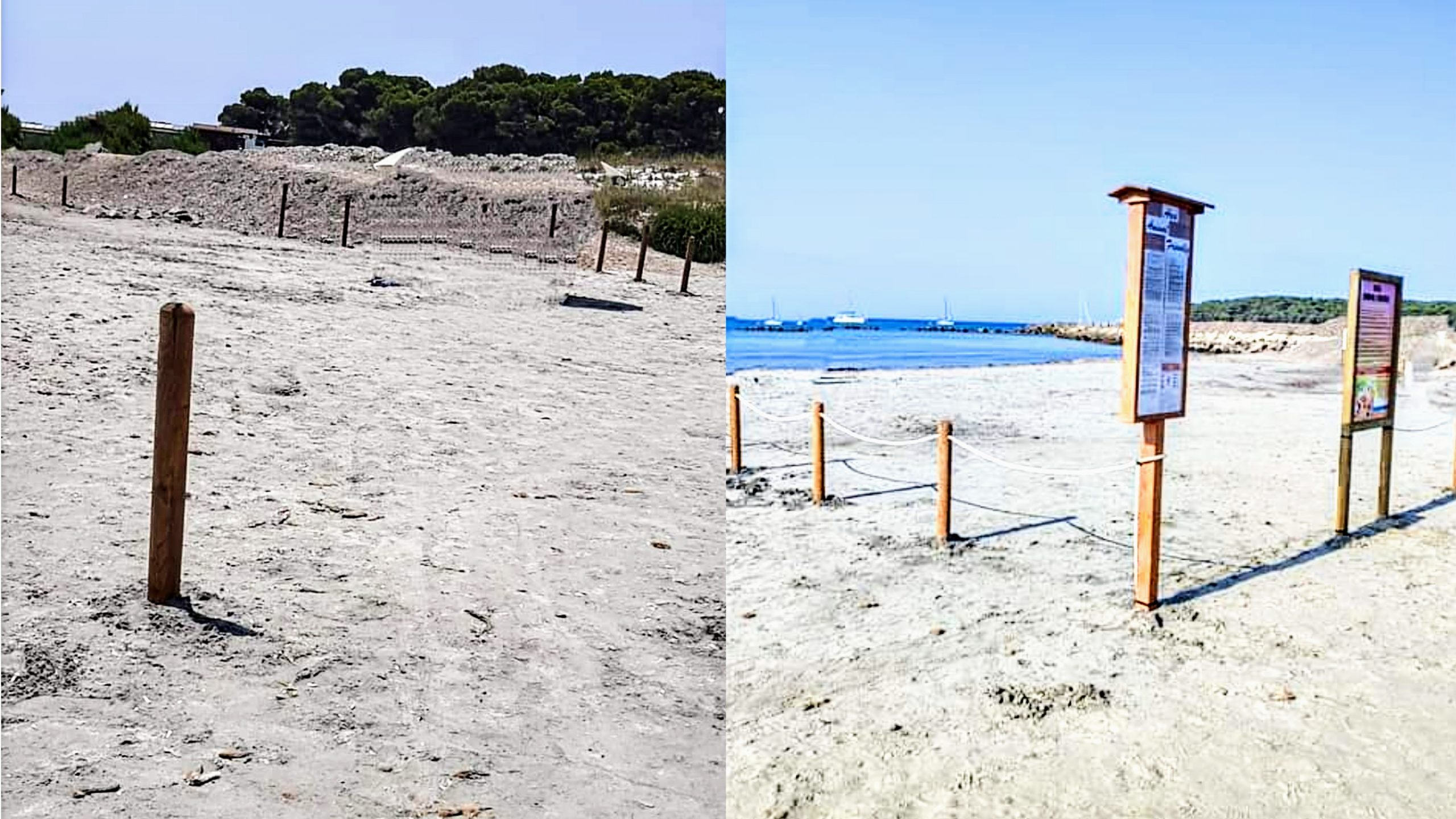 Porto Pino, rubata la fune che delimita l’area cani