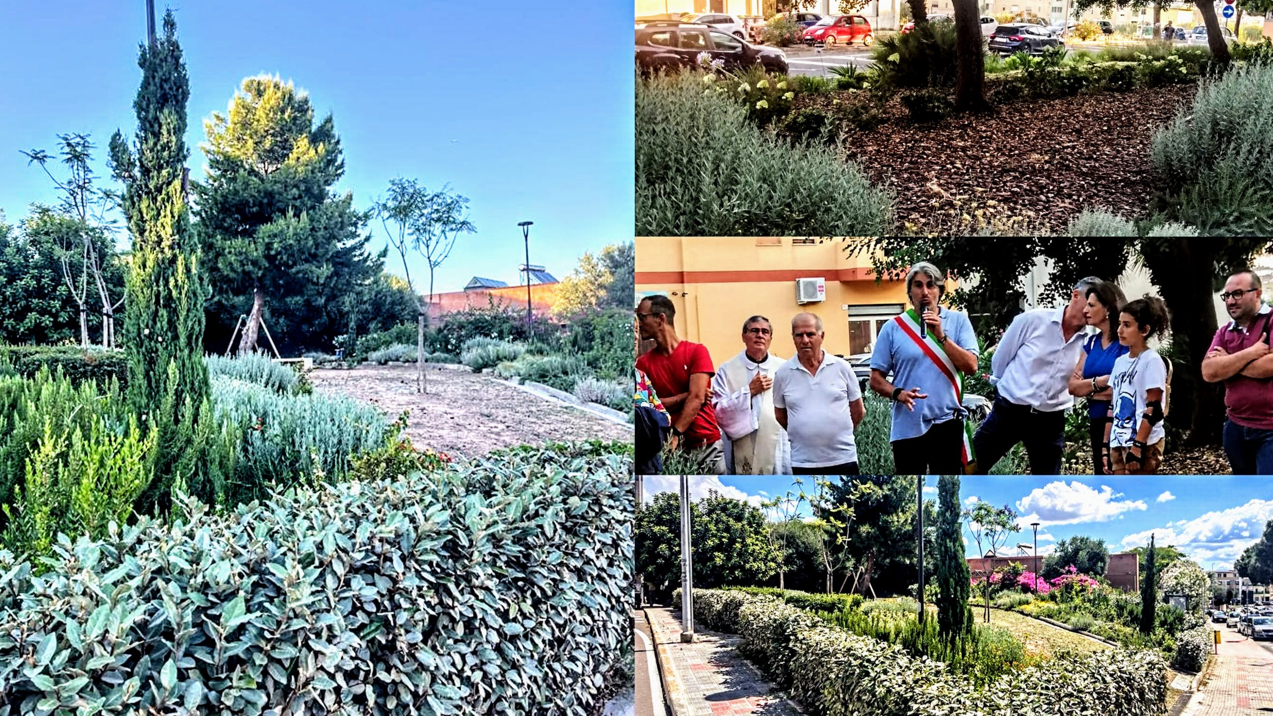 A Monserrato tanto verde e un nuovo spazio periferico riqualificato