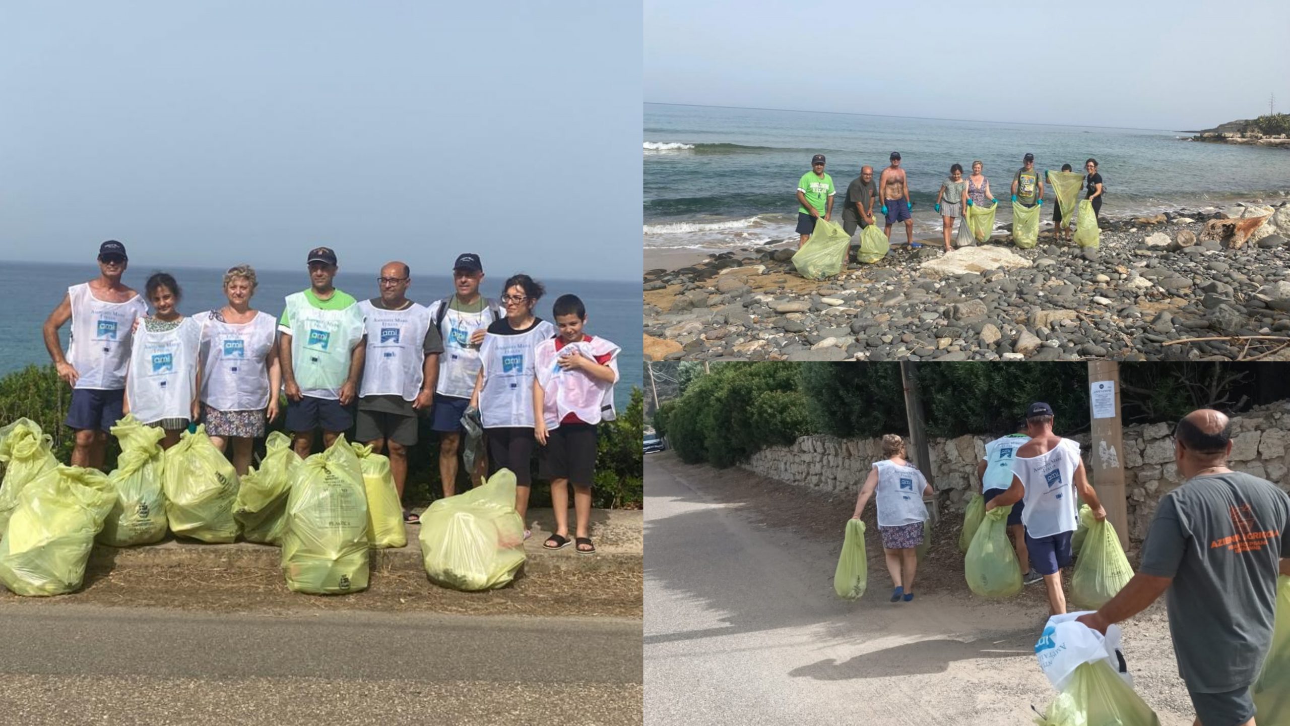 Arbus, i volontari di Ambiente Mare Italia hanno unito le forze per ripulire dai rifiuti