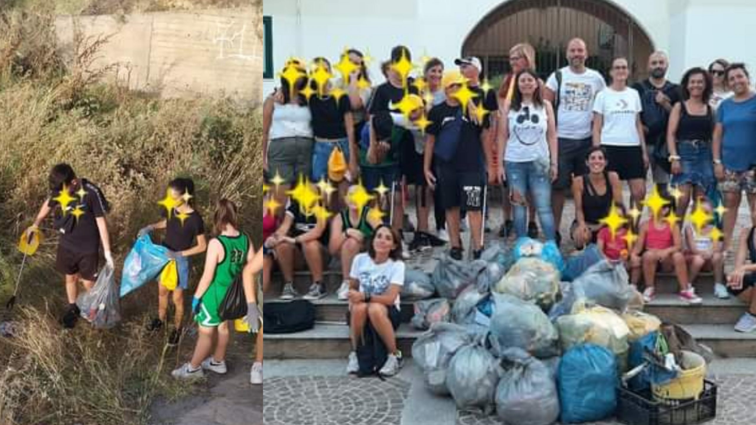 A Settimo San Pietro piccoli ecologisti in azione per ripulire il paese