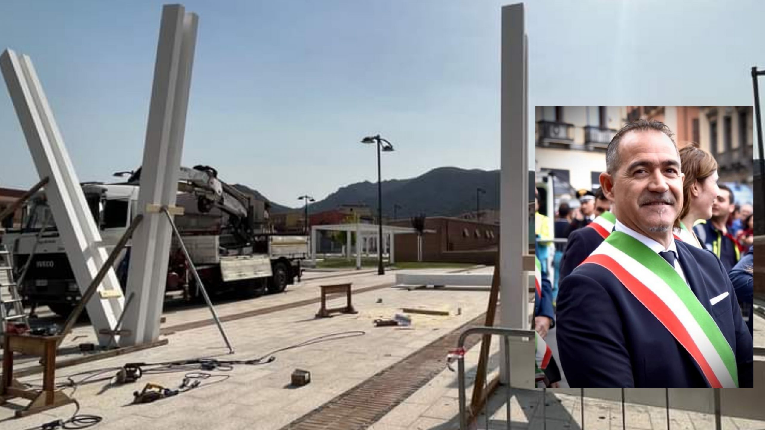 Capoterra, il palco grandi eventi prende forma