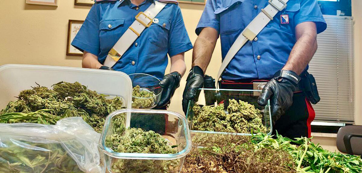 In casa 300 grammi di marijuana, 50enne arrestato a Villasor