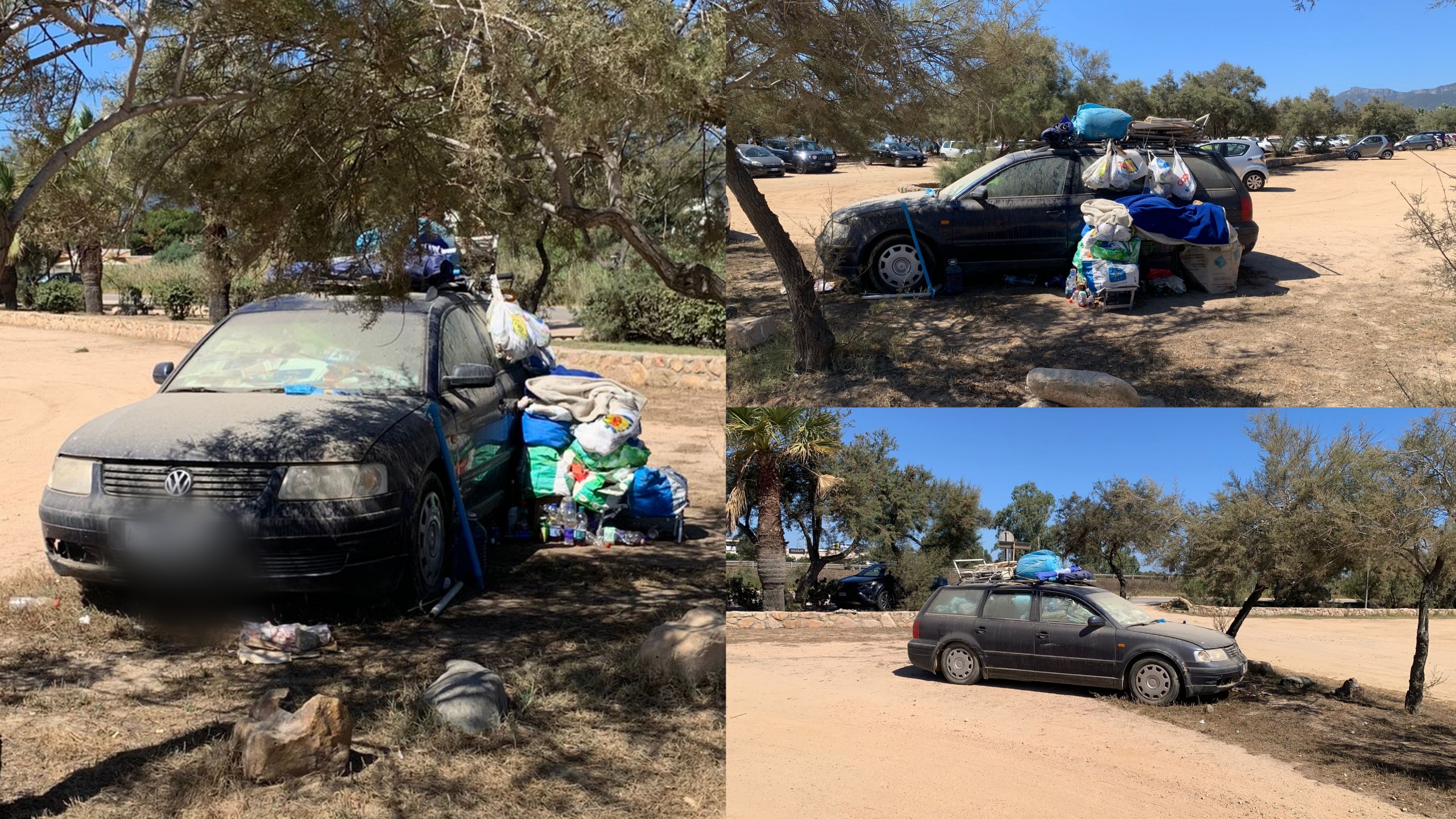 Capoterra, anziano vive e dorme in un’auto davanti al mare: “Va aiutato e tutelato”