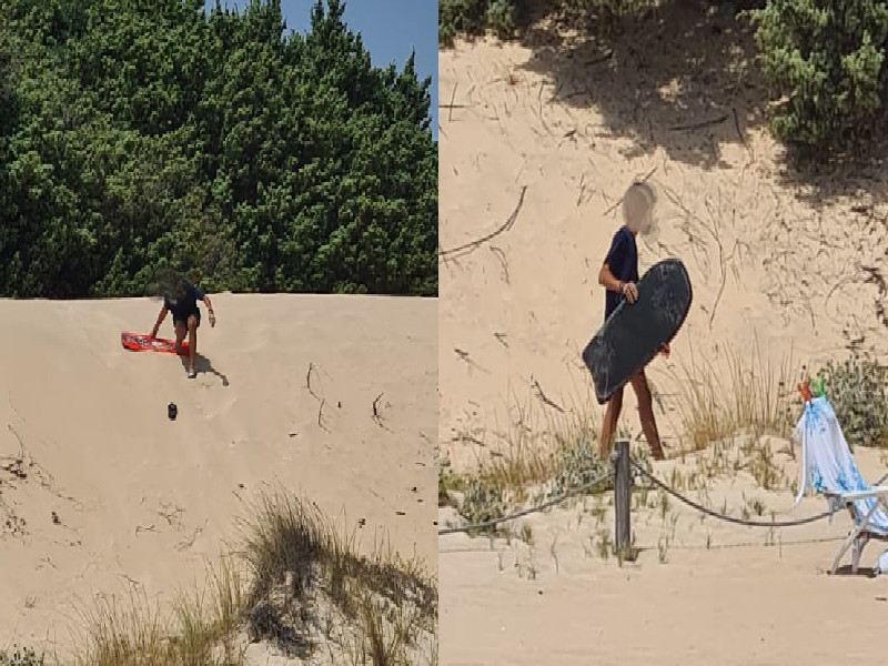 L’estate dei cafoni in Sardegna non si ferma: “A Chia calpestate le dune di Su Giudeu”