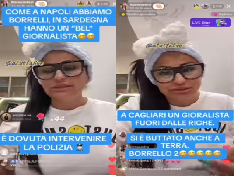 Il folle video della napoletana “Svergognata” dopo il pestaggio di Antonello Lai: “Si è buttato a terra”