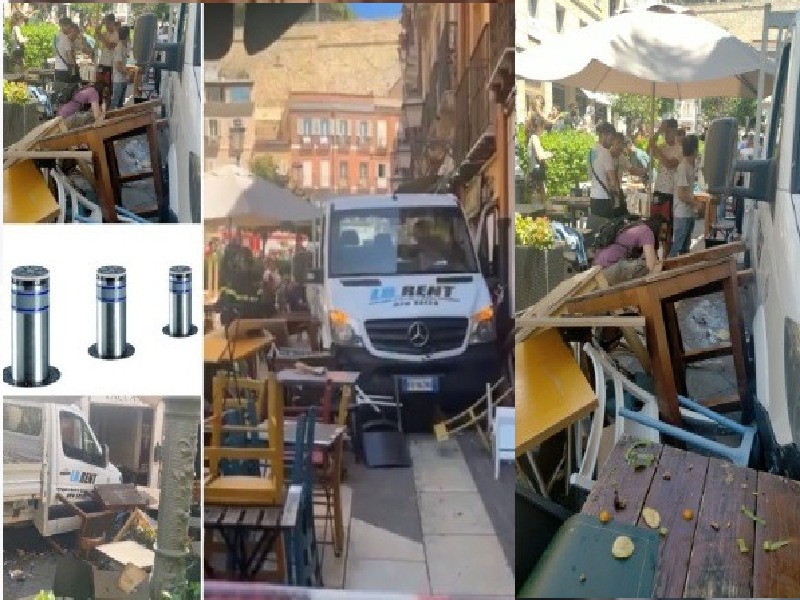 Camion fuori controllo travolge tavolini e clienti nel Corso a Cagliari, i residenti: “Aspettiamo la prima disgrazia”