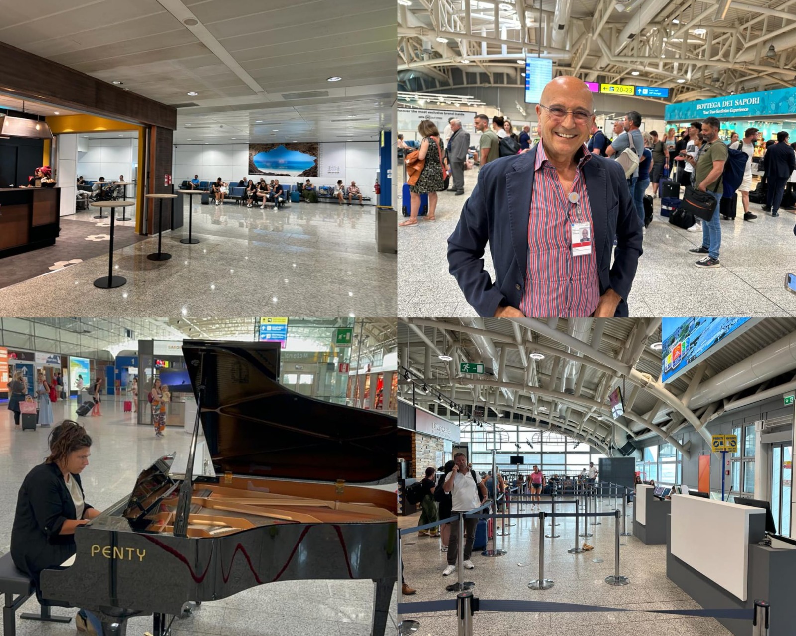 “Più sedute, parcheggi gratuiti, un pianoforte e controlli rapidi: così l’aeroporto di Cagliari punta all’eccellenza”