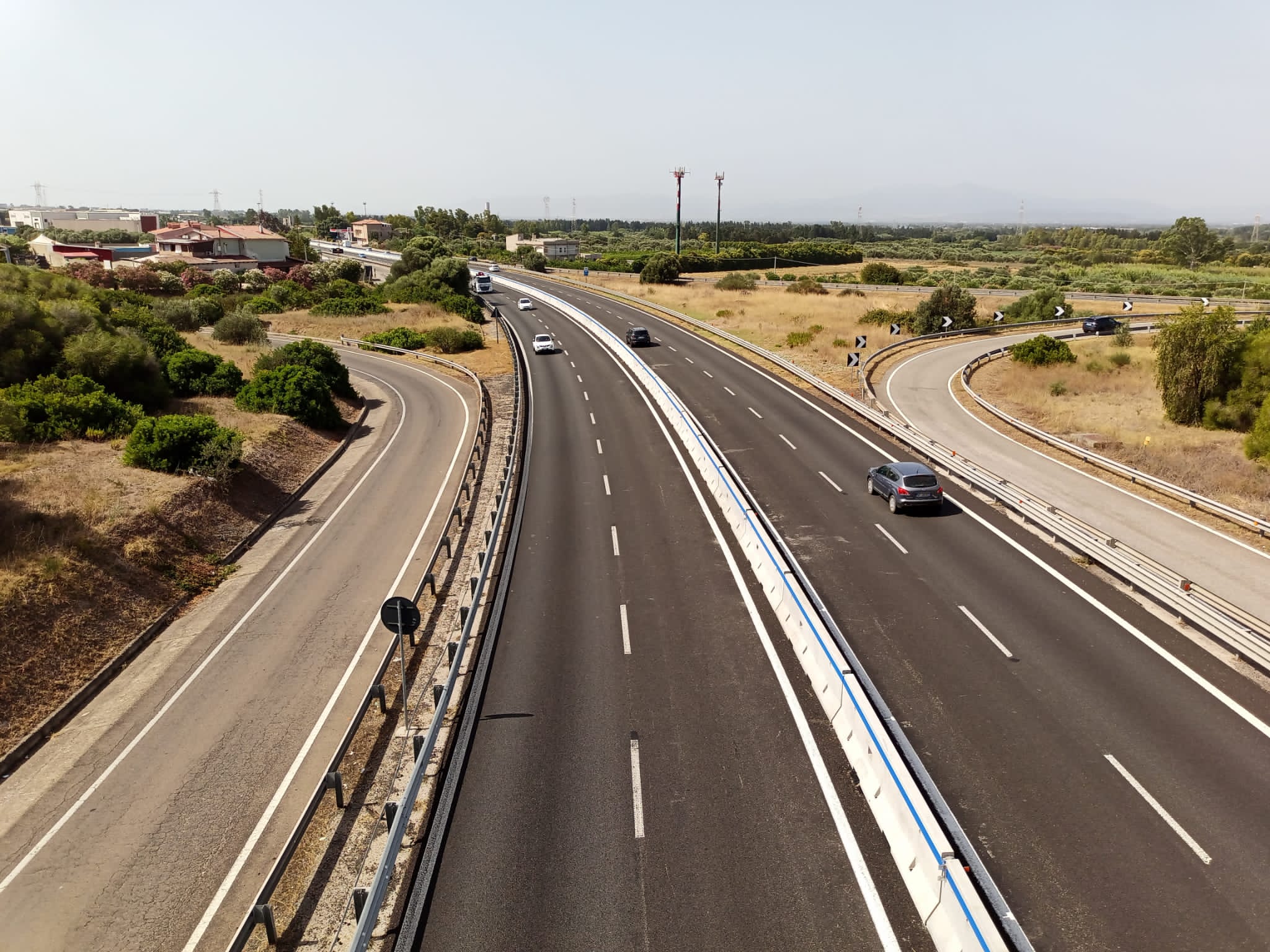 Svolta sicurezza sulla “Carlo Felice”, nuova barriera spartitraffico ultramoderna tra Sestu e Monastir