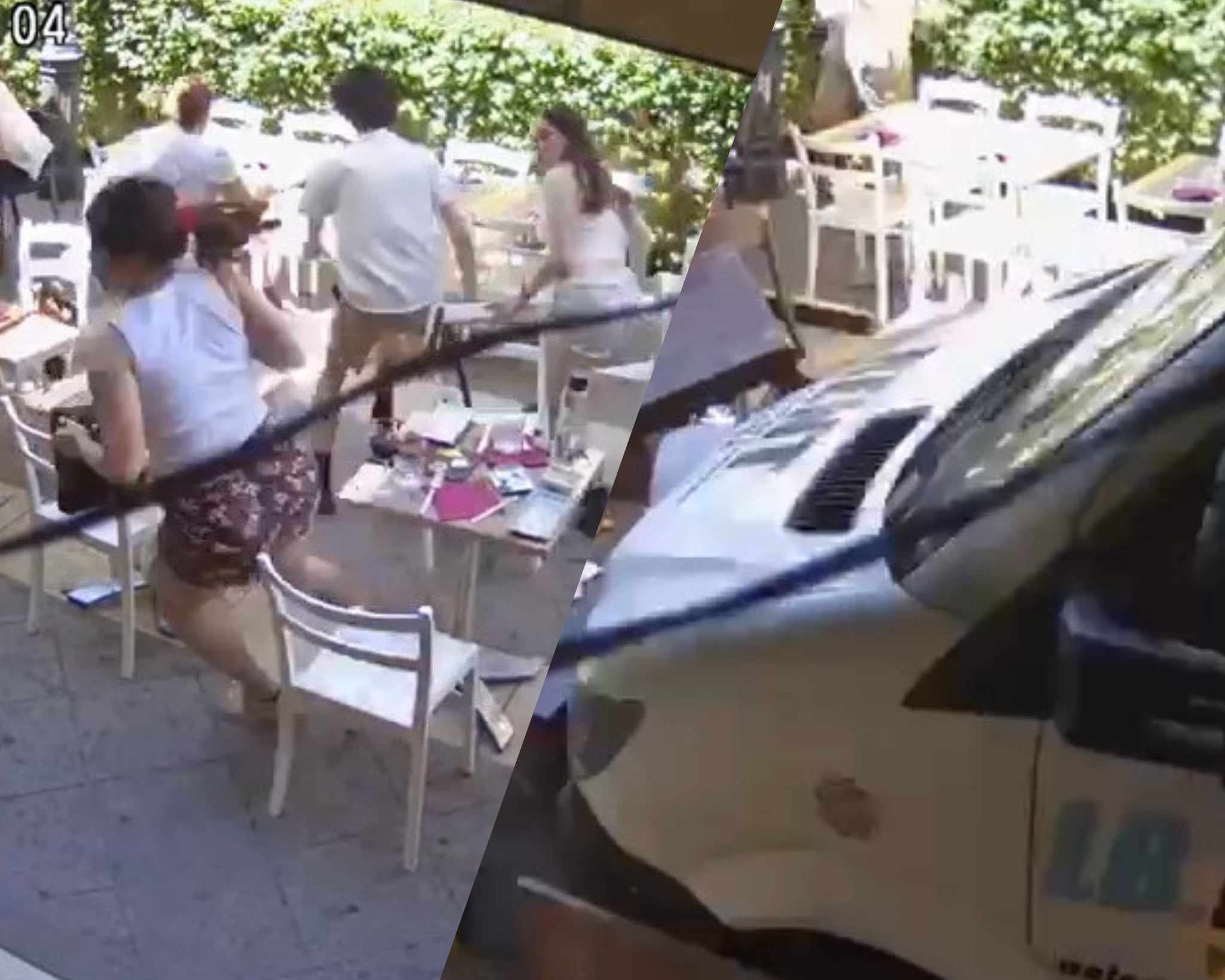 Camion travolge tavolini e persone a Cagliari, il filmato choc: l’autista era sceso per un caffè