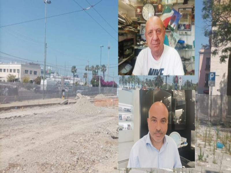 Cagliari, polvere e puzza nella via Roma senza operai: “Crisi fenomenale con cali d’affari dell’80 per cento”