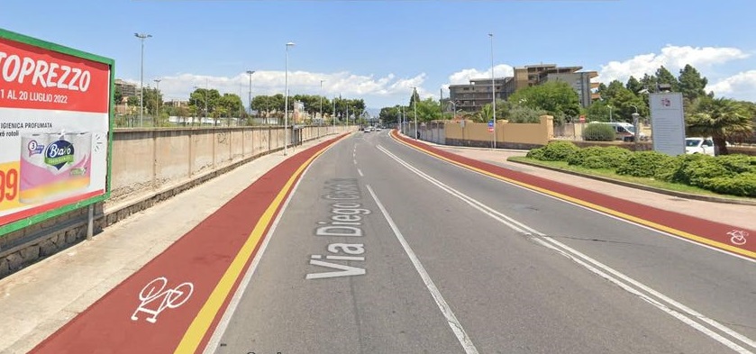 Pista ciclabile in via Cadello, ok dei ciclisti di Cagliari: “Servirà a limitare la velocità delle auto”