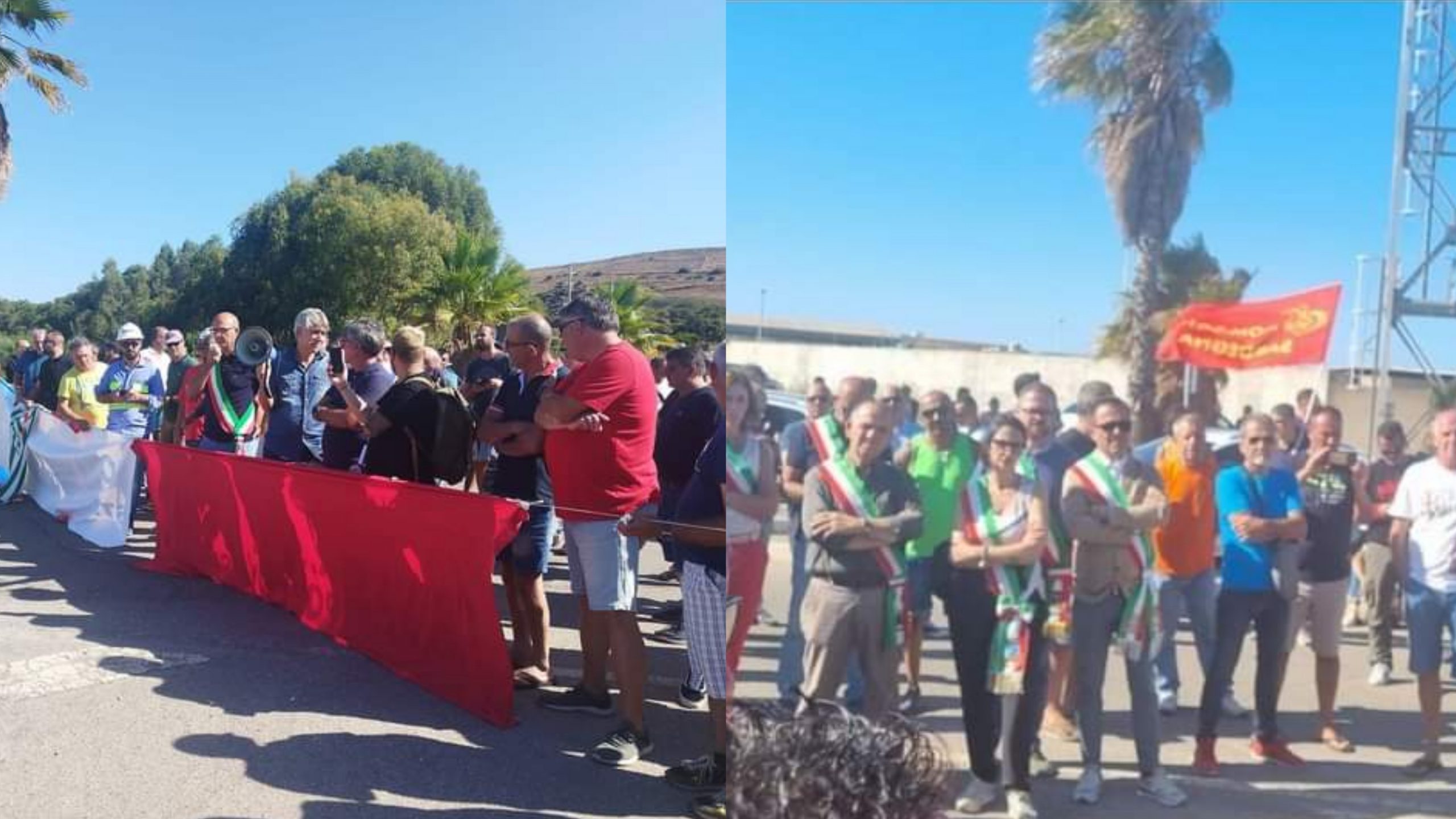 Vertenza Portovesme, ieri sciopero davanti allo stabilimento