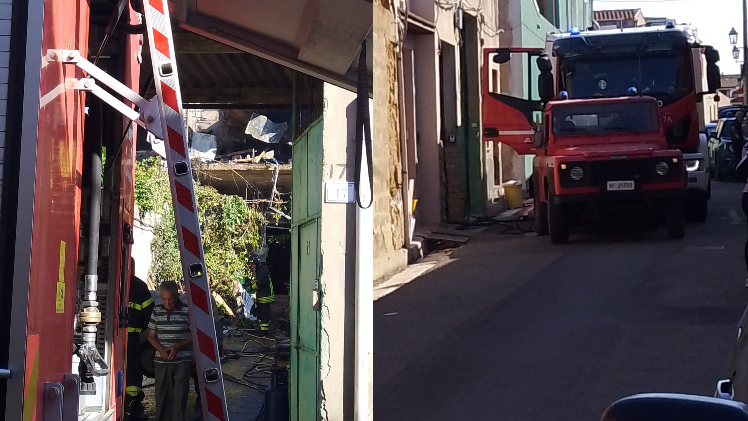 Serramanna, cisterna di carburante prende fuoco in via Garibaldi: anziana in ospedale