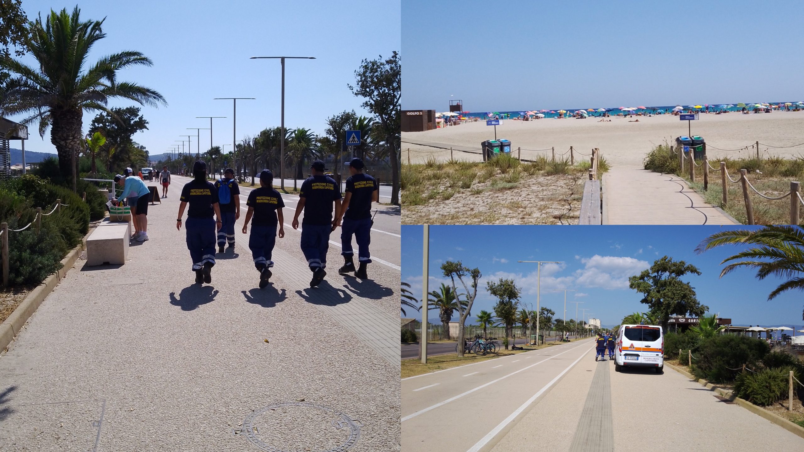 Cagliari, tutto pronto al Poetto per l’esibizione delle frecce tricolori: migliaia di persone in spiaggia